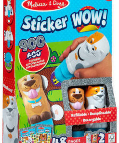 Spinmaster Melissa & Doug Sticker Wow Sticker-stempelset 2er-pack Tiere