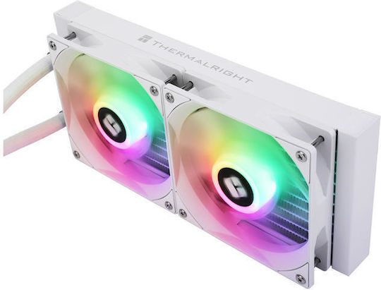 Thermalright Aqua Elite 240 (v3) Υδρόψυξη Επεξεργαστή Διπλού Ανεμιστήρα 120mm για Socket 1700/1200/115x με ARGB Φωτισμό Λευκή - Image 9