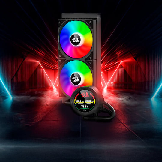 Redragon CCW-1019 Υδρόψυξη Επεξεργαστή Διπλού Ανεμιστήρα 120mm για Socket AM4/AM5/1700/115x με RGB Φωτισμό - Image 6