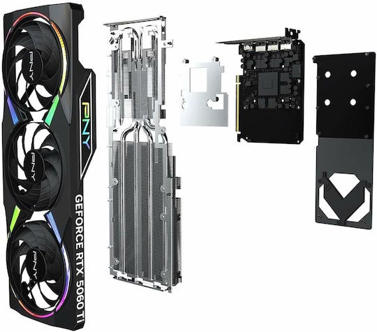 PNY GeForce RTX 5060 Ti 8GB GDDR7 EPIC-X RGB OC TRIPLE FAN Κάρτα Γραφικών VCG5060T8TFXXPB1-O - Image 5