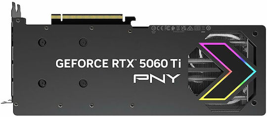 PNY GeForce RTX 5060 Ti 8GB GDDR7 EPIC-X RGB OC TRIPLE FAN Κάρτα Γραφικών VCG5060T8TFXXPB1-O - Image 6