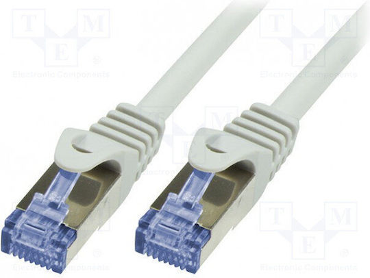 LogiLink S/FTP Cat.6a Καλώδιο Δικτύου Ethernet 1m Γκρι 1τμχ CQ3032S - Image 2