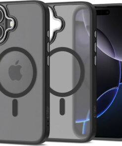 Tech-Protect Magedge Back Cover Σιλικόνης / Πλαστικό Μαύρο (iPhone 17) TPMMIP17BG
