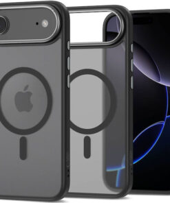 Tech-Protect Magedge Back Cover Σιλικόνης / Πλαστικό Μαύρο (iPhone Air) TPMMIP17ABG