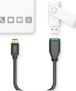 Alternative view of HAMA Μετατροπέας USB-A / USB-C male σε USB-A / USB-C female 1τμχ 00201605