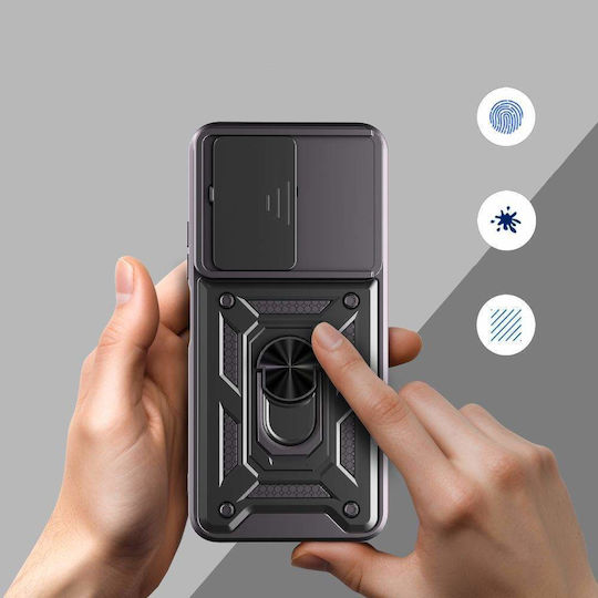 Tech-Protect Camshield Pro Back Cover Σιλικόνης / Πλαστικό Μαύρο (Xiaomi Redmi 15C) TPCAMSXIAR15C - Image 2