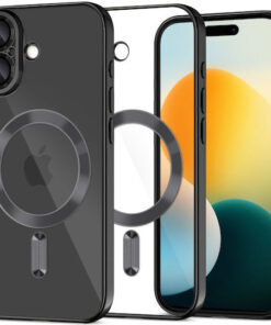 Tech-Protect Magflex Back Cover Σιλικόνης Μαύρο (iPhone 17) TPMFIP17SB