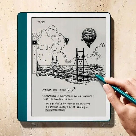 Amazon Kindle Scribe with Premium Pen Jade (Without Kindle Unlimited) με Οθόνη Αφής 10.2" (64GB) Metallic Jade - Image 3