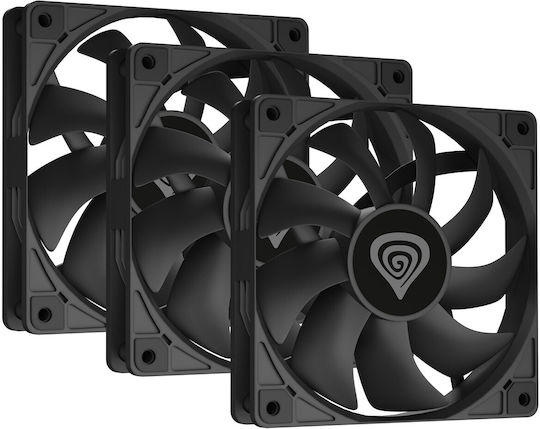 Natec Oxal 120 Case Fan με Σύνδεση 3-Pin 3τμχ - Image 5