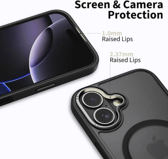 Tech-Protect Magedge Back Cover Σιλικόνης / Πλαστικό Μαύρο (iPhone 17) TPMMIP17BG - Image 3