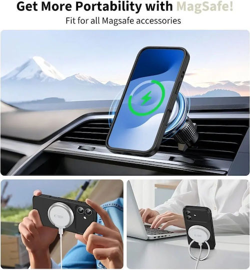 Tech-protect Silicone Magsafe Iphone 17 Black - Image 3