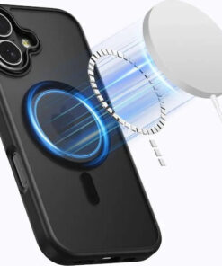 Alternative view of Tech-Protect Magedge Back Cover Σιλικόνης / Πλαστικό Μαύρο (iPhone 17) TPMMIP17BG