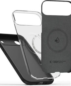 Alternative view of Tech-Protect Back Cover Σιλικόνης Μαύρο (iPhone Air)