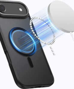 Alternative view of Tech-Protect Magedge Back Cover Σιλικόνης / Πλαστικό Μαύρο (iPhone Air) TPMMIP17ABG