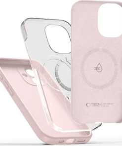 Alternative view of Tech-Protect Back Cover Σιλικόνης Ροζ (iPhone 17)