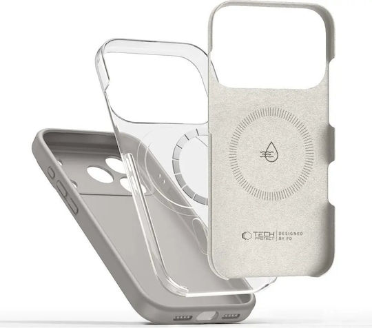 Tech-Protect Magsafe Back Cover Σιλικόνης Γκρι (iPhone 17 Pro Max) - Image 2