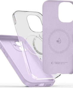 Alternative view of Tech-Protect Back Cover Σιλικόνης Μωβ (iPhone 17)