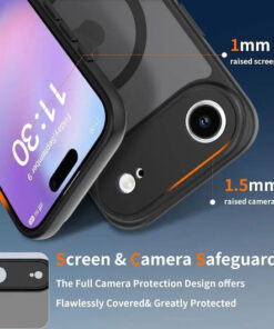 Alternative view of Tech-Protect Back Cover Σιλικόνης / Πλαστικό Μαύρο (iPhone Air)