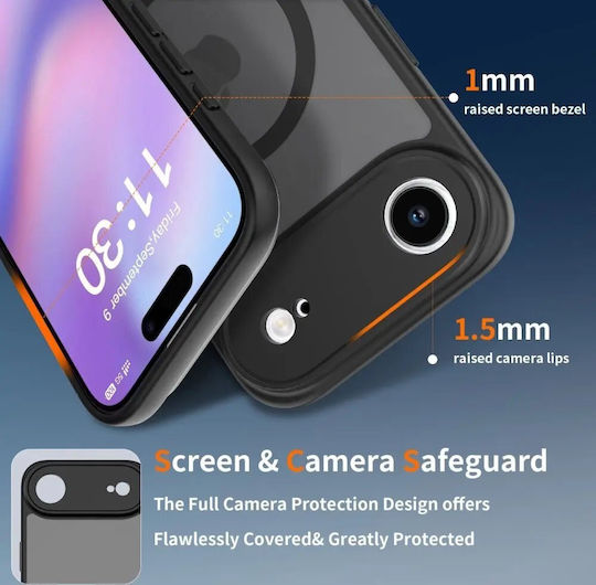 Tech-Protect Back Cover Σιλικόνης / Πλαστικό Μαύρο (iPhone Air) - Image 2