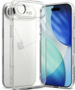 Ringke Fusion Back Cover Σιλικόνης με Λουράκι Διάφανο (iPhone Air)