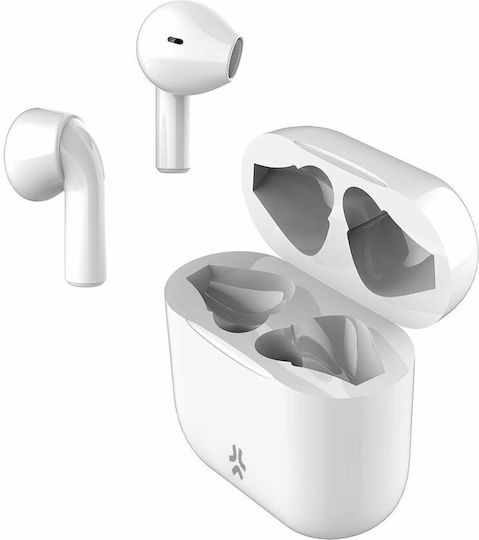 Celly Buz 2 Earbud Bluetooth Handsfree Ακουστικά με Θήκη Φόρτισης Λευκά - Image 3