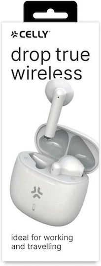 Celly Buz 2 Earbud Bluetooth Handsfree Ακουστικά με Θήκη Φόρτισης Λευκά - Image 6
