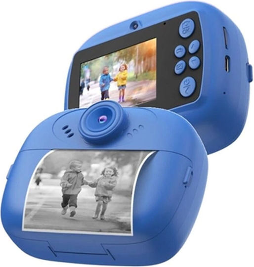 Celly KIDSCAMPRINTBL Παιδική Φωτογραφική Μηχανή με Θερμική Εκτύπωση Μπλε - Image 4