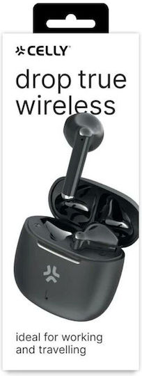 Celly Buz 2 Earbud Bluetooth Handsfree Ακουστικά με Θήκη Φόρτισης Μαύρα - Image 4