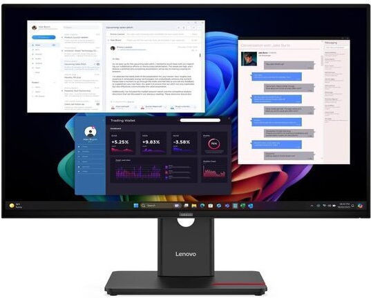 Lenovo ThinkVision T27UD-40 IPS Monitor 27" 4K 3840x2160 με Χρόνο Απόκρισης 4ms GTG