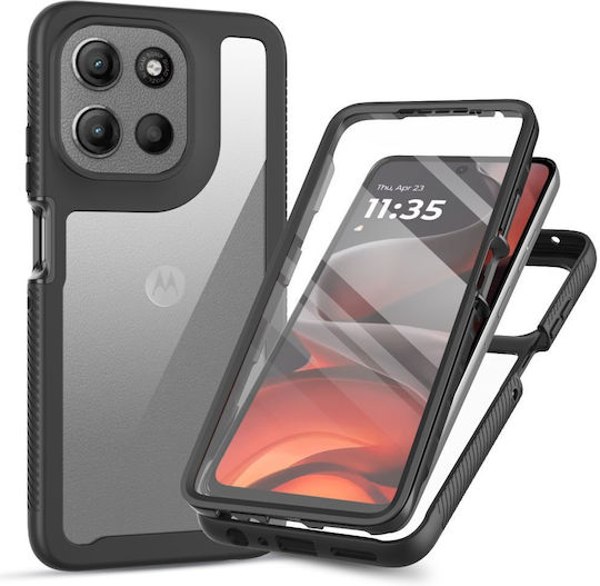 Tech-Protect Defense Back Cover Tempered Glass Μαύρο (Moto G56) F5906302318438 - Image 2