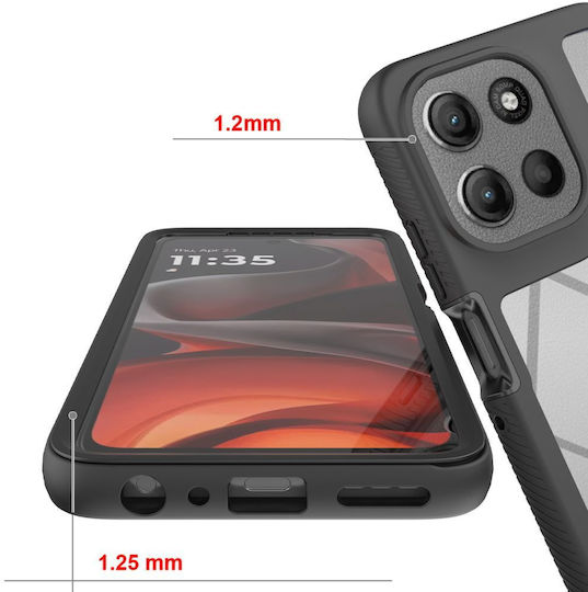 Tech-Protect Defense Back Cover Tempered Glass Μαύρο (Moto G56) F5906302318438 - Image 4