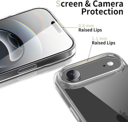 Tech-Protect Flexair Hybrid Back Cover Σιλικόνης / Πλαστικό Διάφανο (iPhone Air) - Image 2
