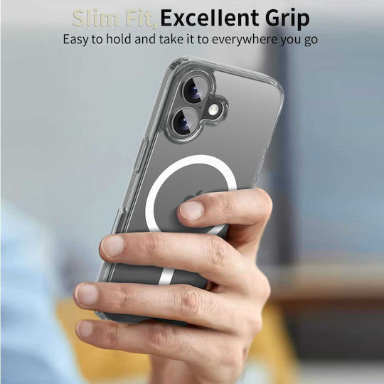 Tech-Protect Flexair Hybrid Magsafe Back Cover Σιλικόνης / Πλαστικό Διάφανο (iPhone 17) TPFHMIP17 - Image 4