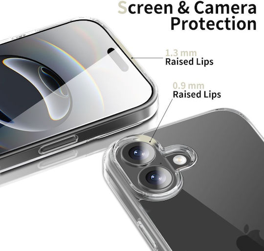 Tech-Protect Flexair Hybrid Back Cover Σιλικόνης / Πλαστικό Διάφανο (iPhone 17) - Image 2
