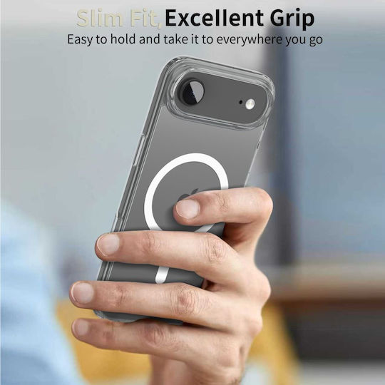 Tech-Protect Flexair Hybrid Magsafe Back Cover Σιλικόνης / Πλαστικό Διάφανο (iPhone Air) TPFHMIP17A - Image 4