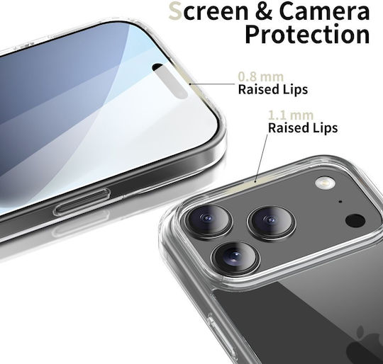 Tech-Protect Flexair Hybrid Back Cover Σιλικόνης / Πλαστικό Διάφανο (iPhone 17 Pro) - Image 4
