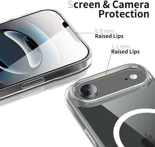 Tech-Protect Flexair Hybrid Magsafe Back Cover Σιλικόνης / Πλαστικό Διάφανο (iPhone Air) TPFHMIP17A - Image 5