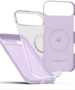 Alternative view of Tech-Protect Back Cover Σιλικόνης Μωβ (iPhone Air)
