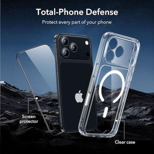 Esr Classic Hybrid Magsafe & Tempered Glass Iphone 17 Pro Clear - Image 5