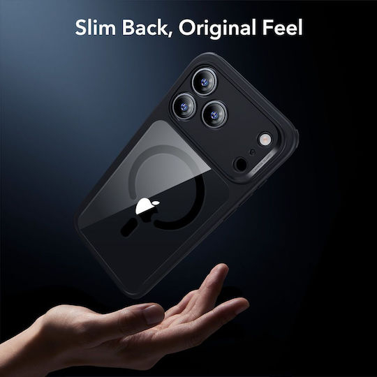 ESR Classic Hybrid Back Cover Πλαστικό / Σιλικόνης 0.3mm Clear / Black (iPhone 17 Pro) - Image 6