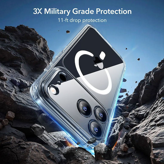 Esr Classic Hybrid Magsafe & Tempered Glass Iphone 17 Pro Clear - Image 4