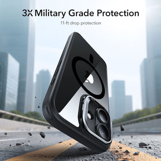 ESR Classic Hybrid Kickstand Back Cover Μεταλλικό Διάφανο (iPhone 17) - Image 4