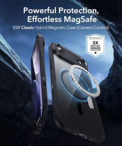 Alternative view of ESR Classic Hybrid Magsafe Back Cover Tempered Glass 0.3mm Διάφανο (iPhone Air)
