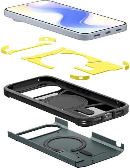 Spigen Tough Armor Magsafe Back Cover Σιλικόνης / Πλαστικό Πράσινο (Google Pixel 10 / 10 Pro) ACS09707 - Image 10