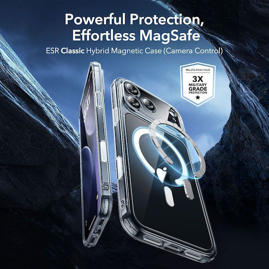 ESR Classic Hybrid Back Cover Tempered Glass 0.3mm Διάφανο (iPhone 17 Pro Max) - Image 2