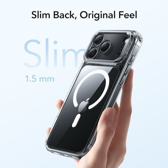 ESR Classic Hybrid Kickstand Back Cover Μεταλλικό Διάφανο (iPhone 17 Pro) - Image 7