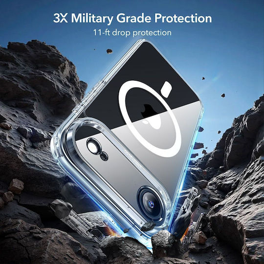 ESR Classic Hybrid Magsafe Back Cover Tempered Glass 0.3mm Διάφανο (iPhone Air) - Image 4