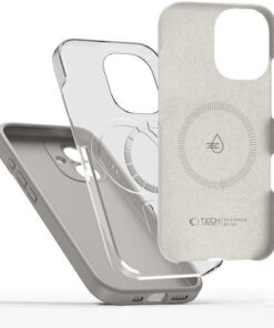 Alternative view of Tech-Protect Back Cover Σιλικόνης Γκρι (iPhone 17)