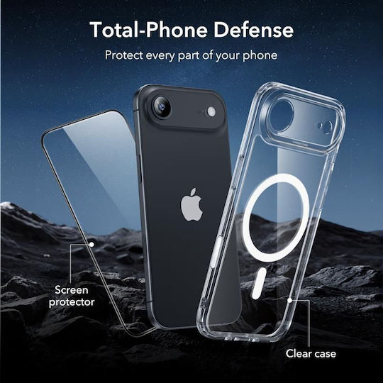 ESR Classic Hybrid Magsafe Back Cover Tempered Glass 0.3mm Διάφανο (iPhone Air) - Image 5