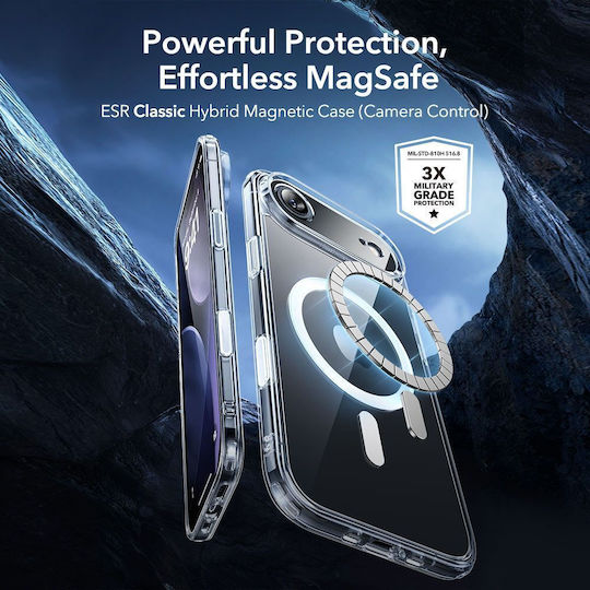 ESR Classic Hybrid Magsafe Back Cover Tempered Glass 0.3mm Διάφανο (iPhone Air) - Image 2